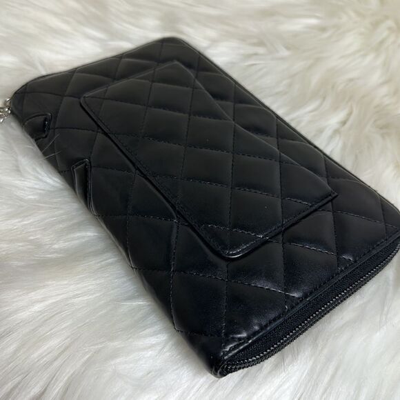 💯Preloved Chanel Large Quilted Wallet/Organizer🍀 - Picture 10 of 16